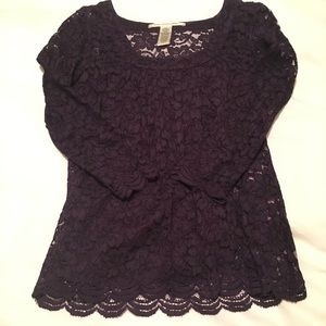 DVF lace top